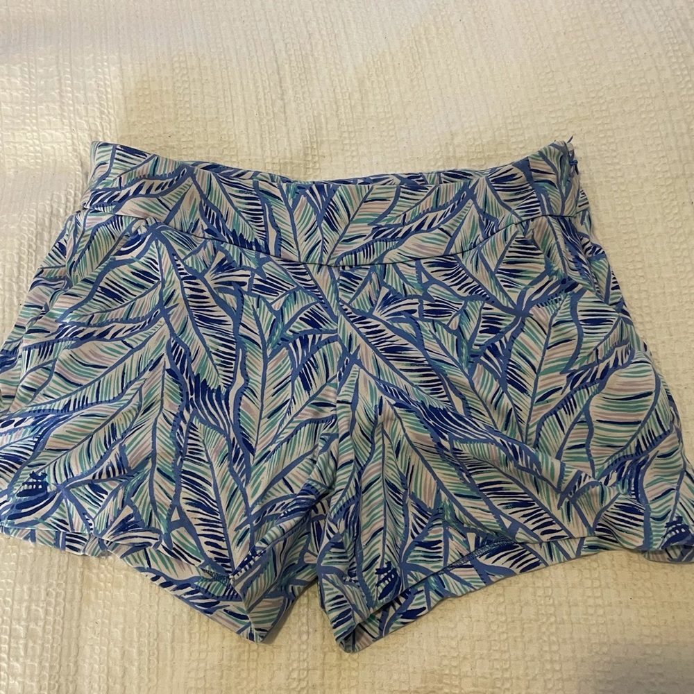Lily Pulitzer Blue Stretch Shorts